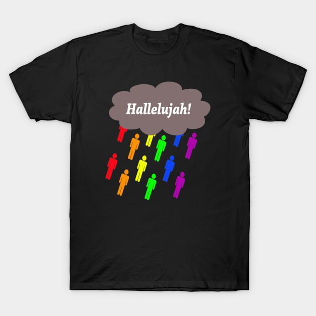 It's Raining Men T-Shirt by BogusPunkin Studios 